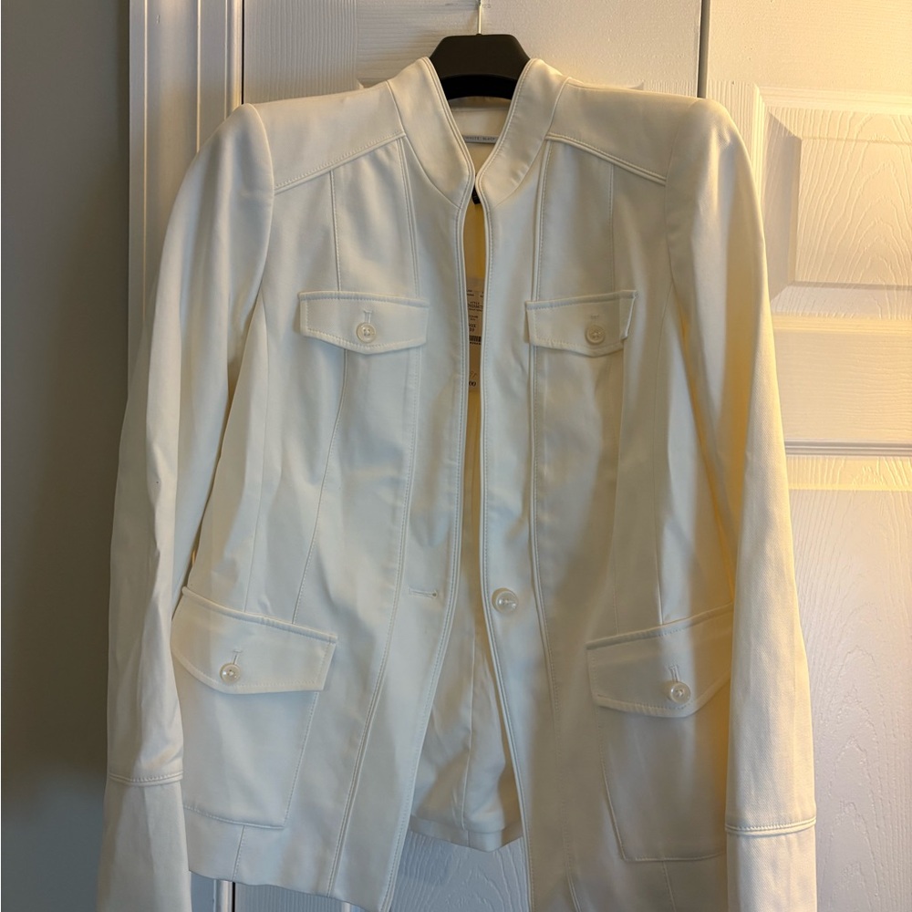 Comfort Stretch Safari Women's Ivory Blazer